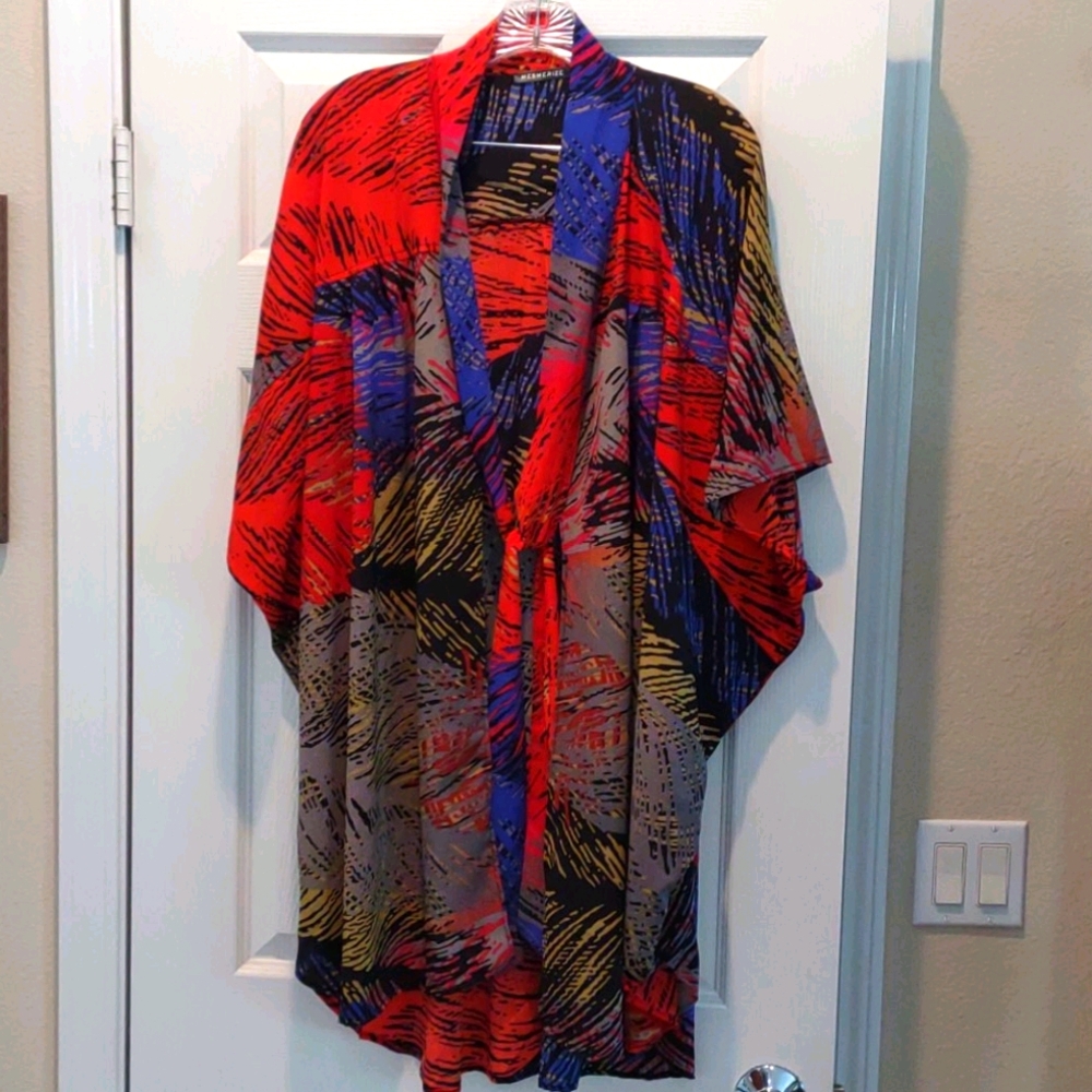 Mesmerize XL Red,Blue,Tuape and Black Tie Cover-Up